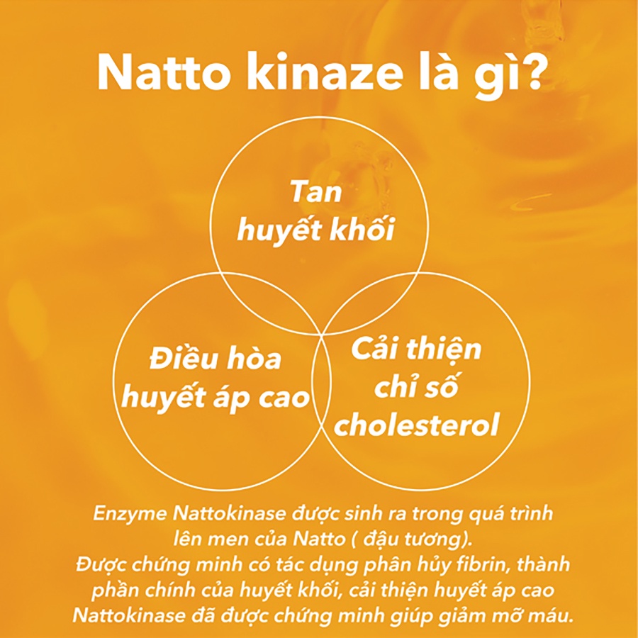 Mô tả Combo Viên Uống Bổ Não, Ngừa Đột Quỵ Tai Biến, Giúp Ngủ Ngon Nattokinase 3000FU Natto Ichou Genki Fami Nhật Bản - 3