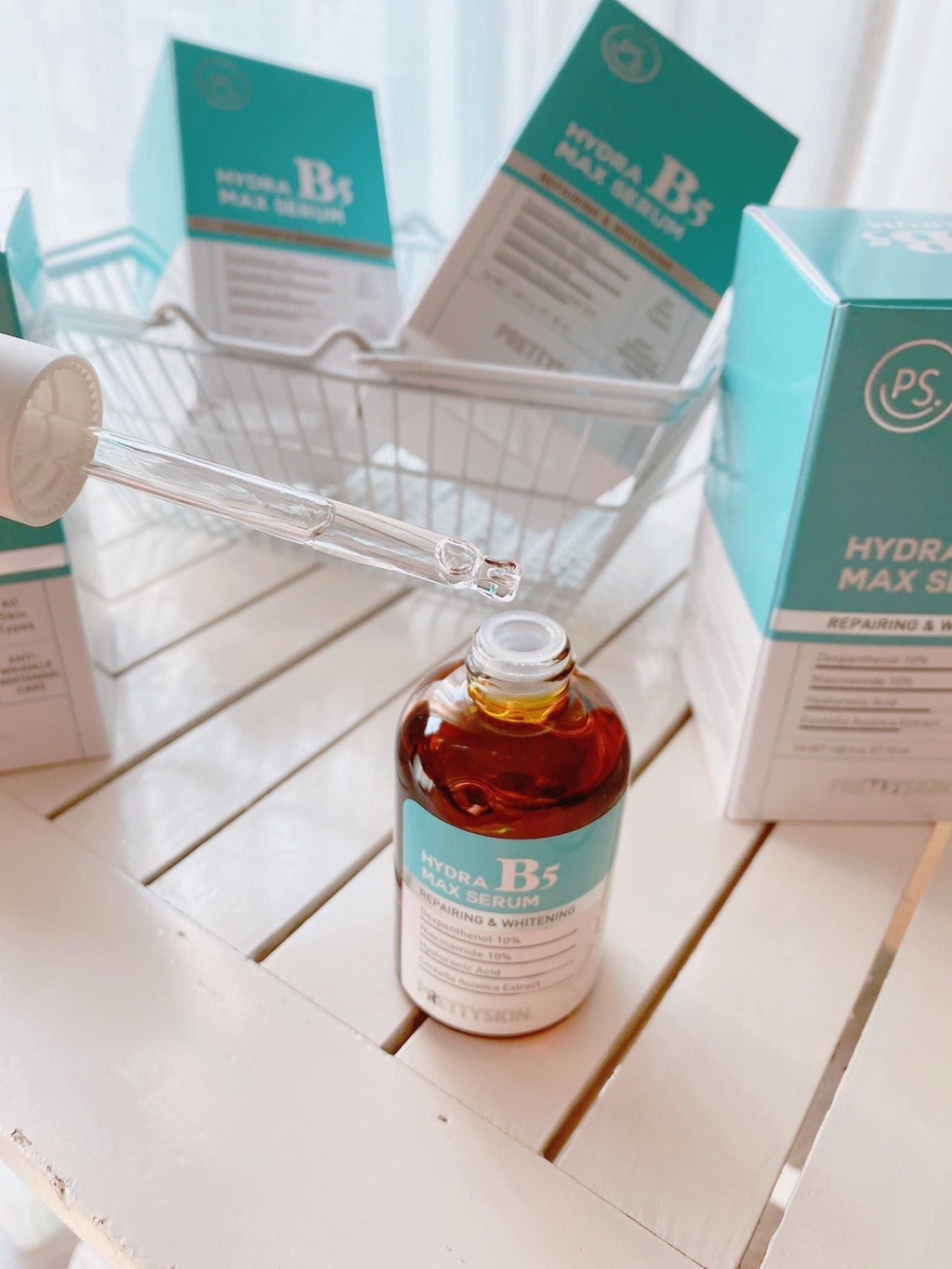 Mô tả Tinh Chất Phục Hồi Da B5 PRETTY SKIN, Giúp Dưỡng Trắng, Phục Hồi Da, Chống Lão Hóa Da 50ml - 4