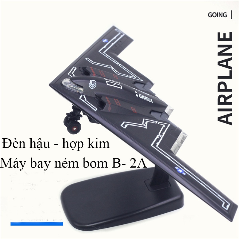 Mô tả Đồ chơi mô hình máy bay chiến đấu F-16, F-18, F-35, SR-71,Su-35  KAVY có nhạc và đèn, vỏ hợp kim kèm chân đế - 1
