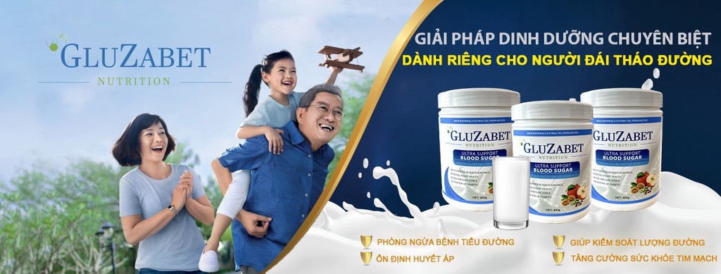 Mô tả COMBO 2 LON Gluzabet 800g - Ổn Định Đường Huyết, Ngăn ngừa Biến Chứng Tiểu Đường, Tăng Đề Kháng, Giảm Tiểu Đêm, Mất Ngủ - 1