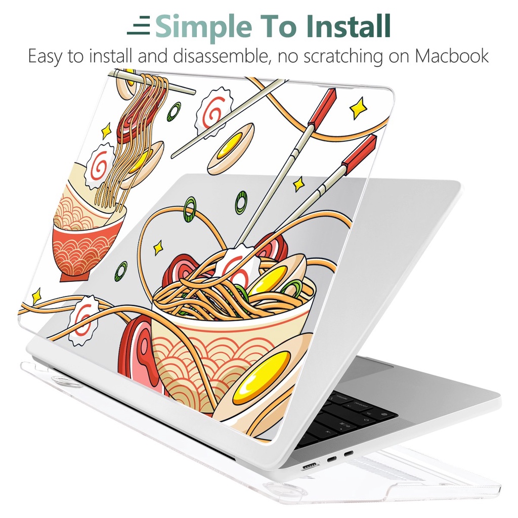 Mô tả Vỏ bọc máy tính xách tay BATIANDA thích hợp cho MacBook Pro 13 14 16inch M4 M3 M2 M1 Air 13 13.6 15" A2941 A2681 A2337 A2338 A2779 A2780 A2442 A2486 A2179 A1932 A1466 A1369 A1708 A1706 Air11 12 13" 2012-2015 - 4
