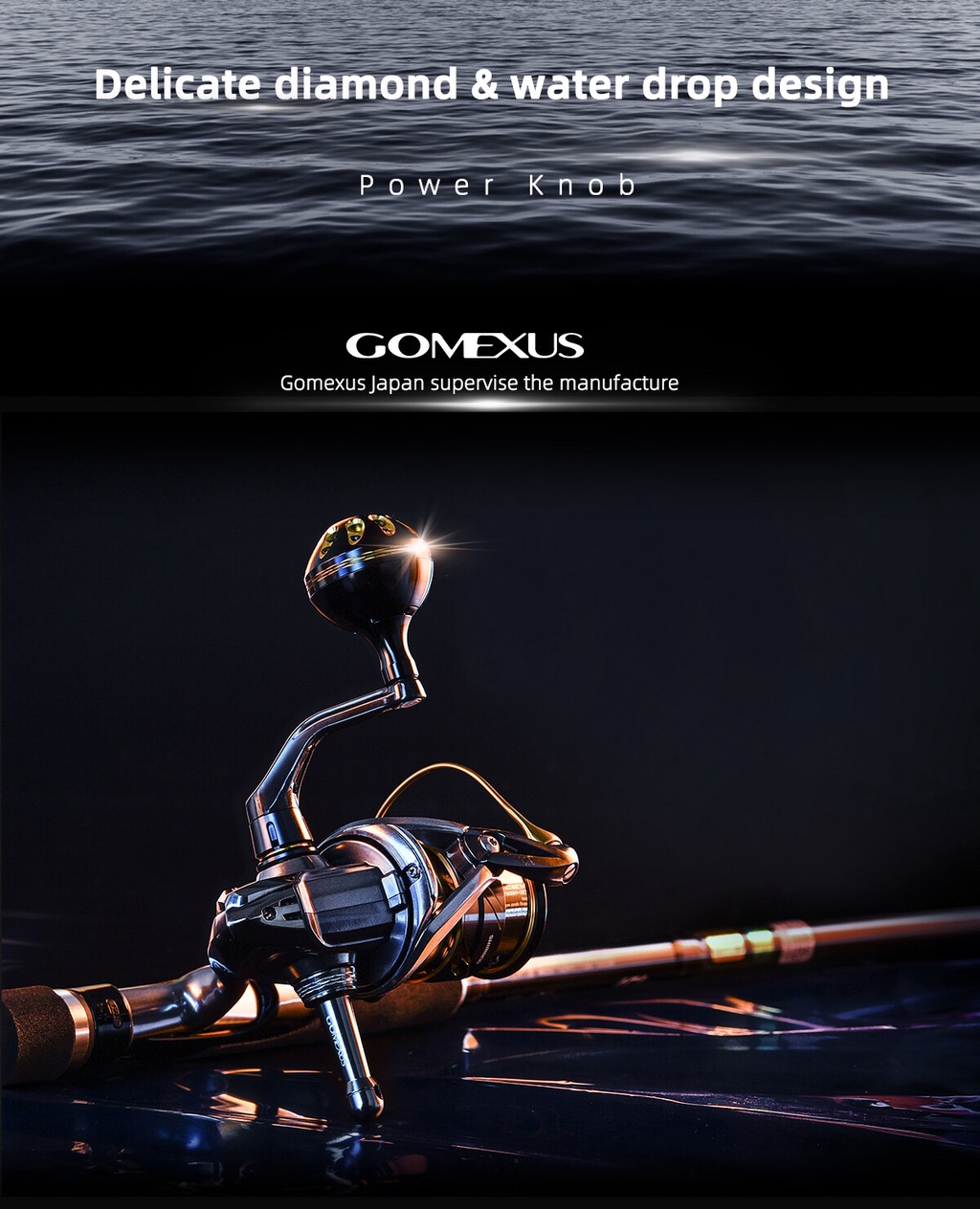 Mô tả Núm tay cầm máy câu cá GOMEXUS 45mm/ 47mm B45-47 chuyển đổi 5K sang 20K cao cấp cho Shimano STRADIC SW TWIN POWER SW - 4