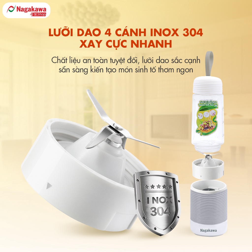 Mô tả Máy xay sinh tố cầm tay Nagakawa NAG0826 (300ml – 35W) – Bảo hành 12 tháng - 3