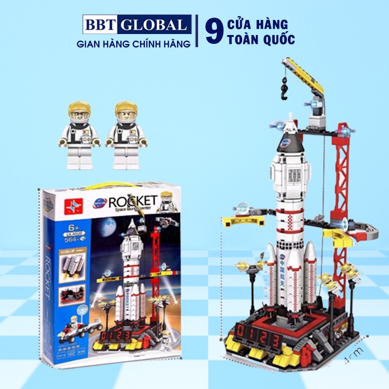Đồ chơi xếp hình tên lửa BBTGlobal LX.A508
