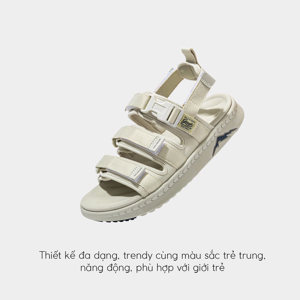 Mô tả Dép Sandal Nam Nữ Genki Màu Kem Quai Chéo Thể Thao Chính Hãng Cao Cấp Streetstyle YK279 - 6