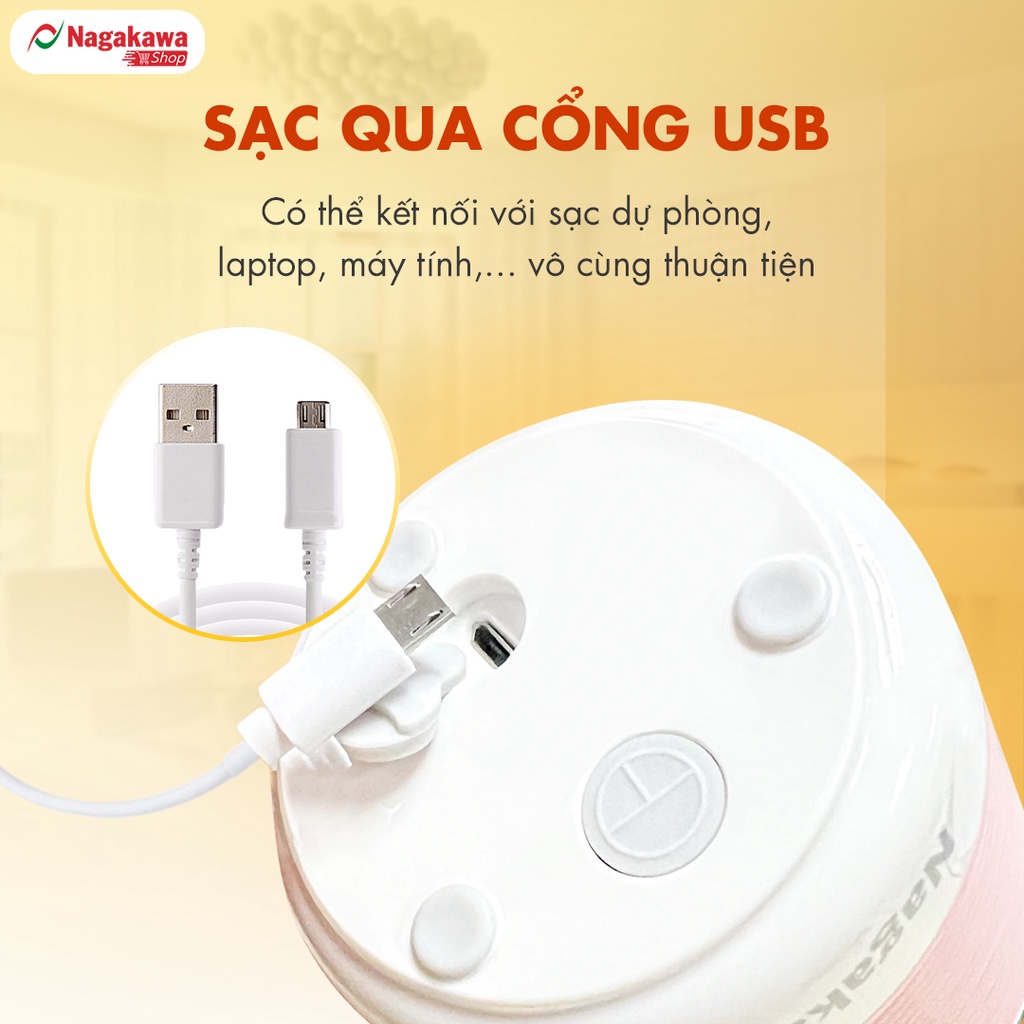 Mô tả Máy xay sinh tố cầm tay Nagakawa NAG0826 (300ml – 35W) – Bảo hành 12 tháng - 6