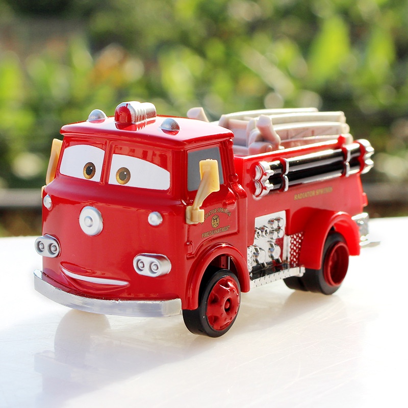 Cars Deluxe Pixar Red Fire Engine Toy Model Hoàn hảo để kể chuyện Racing Play