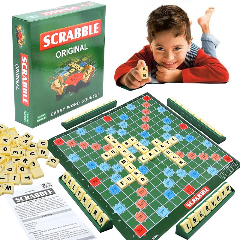 Board Group Trò chơi Scrabble dành cho gia đình và các mối quan hệ thúc đẩy bạn bè