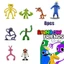 Không độc hại Pvc Roblox Nhân vật 8 chiếc Rainbow Friends Bộ đồ chơi dành cho trẻ em Quà tặng