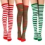 Tất Yêu Tinh Giáng Sinh Với Vớ Đùi Polyesterspandex Sọc Dài