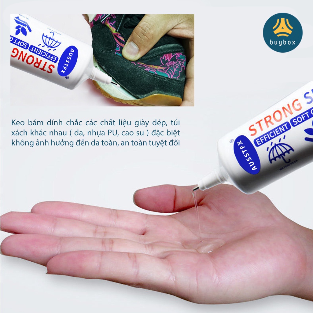 Mô tả Keo dán giày bền chặt, chống thấm hiệu quả, thiết kế dạng kim dễ dàng sử dụng - BuyBox - BBPK323 - 10