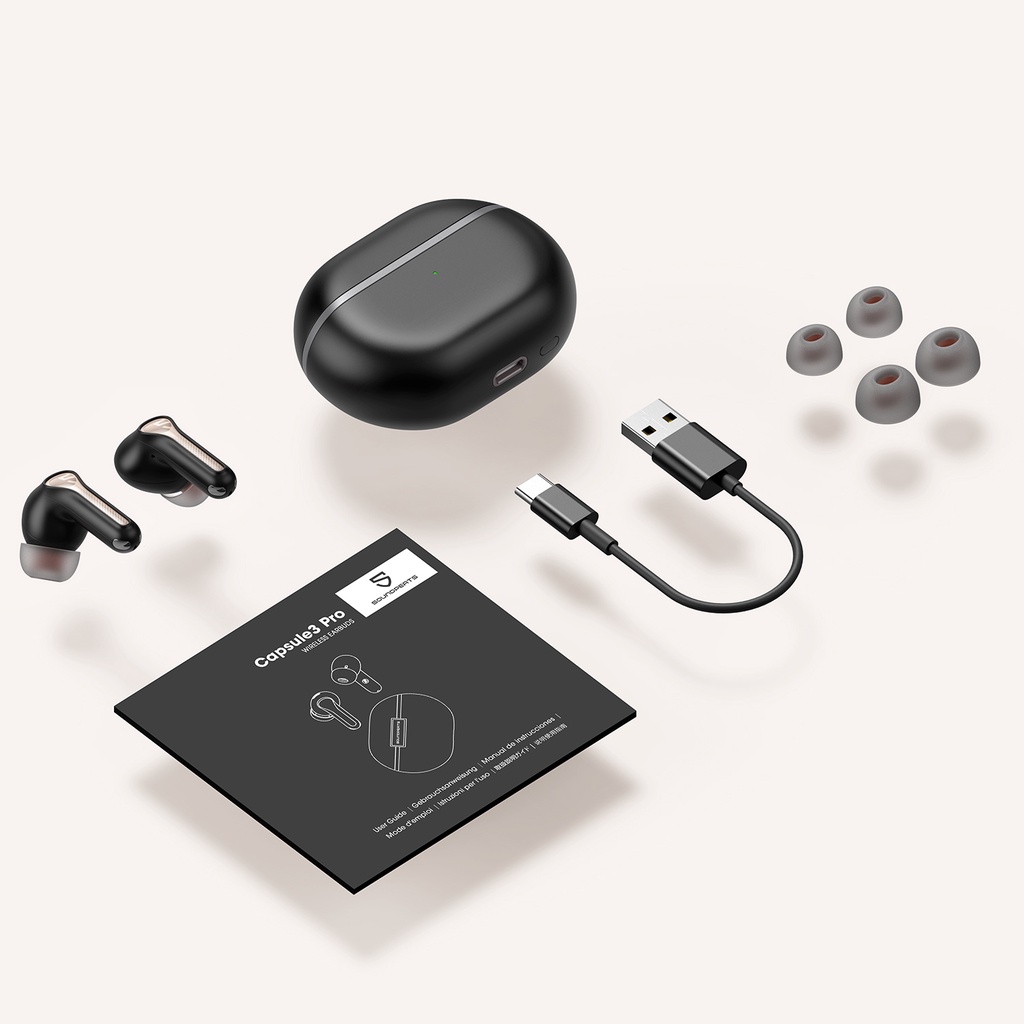 Mô tả Tai nghe True Wireless SoundPEATS Capsule 3 Pro | ANC 43dB | 6Mic Clear Call | Bluetooth 5.3 - 11