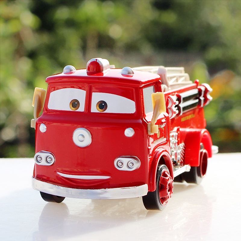 Cars Deluxe Pixar Red Fire Engine Toy Model Hoàn hảo để kể chuyện Racing Play