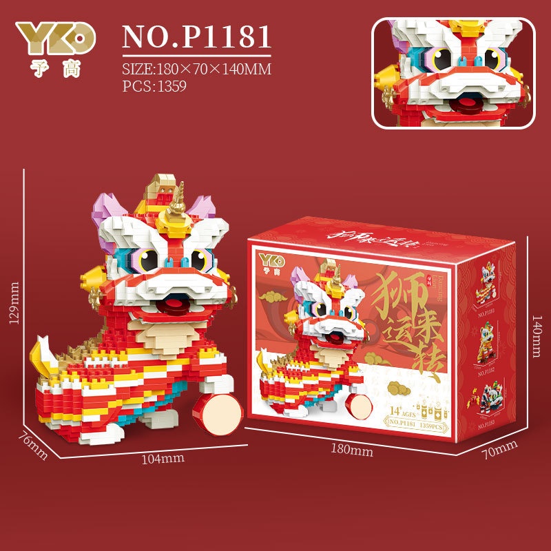🔥Khối xây dựng Đồ chơi lắp ráp nhân vật hoạt hình lớn gửi mô hình búa lắp ráp đồ chơi giáo dục Đồ Chơi Lắp Ráp Hình Chú Gấu Violent Bears Nhỏ Dễ Thương Cho Bé Trai Và Gái