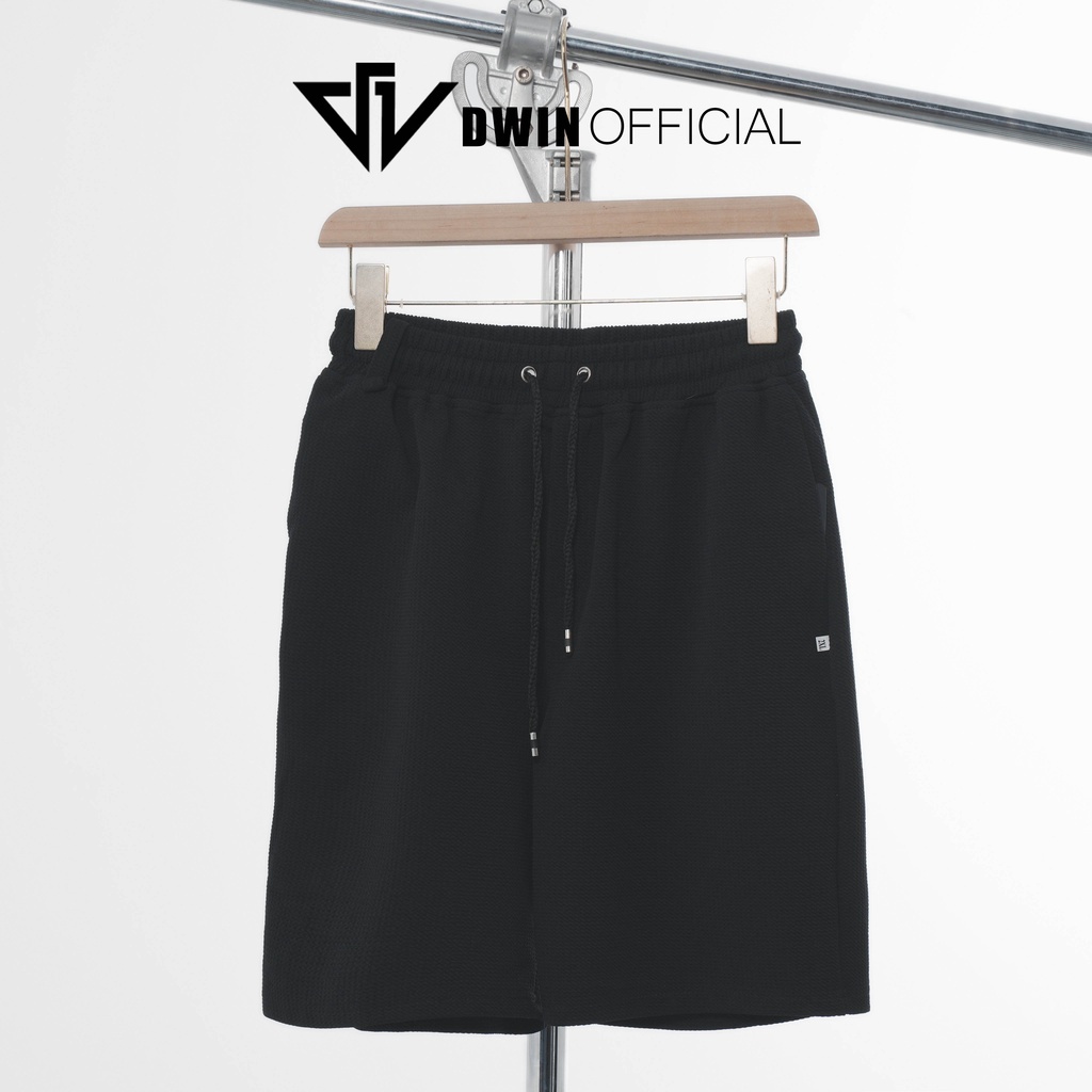Mô tả Quần short đùi thun bắp unisex Dwin thun Basic nam nữ oversize ống rộng ulzzang Hàn Quốc - 2