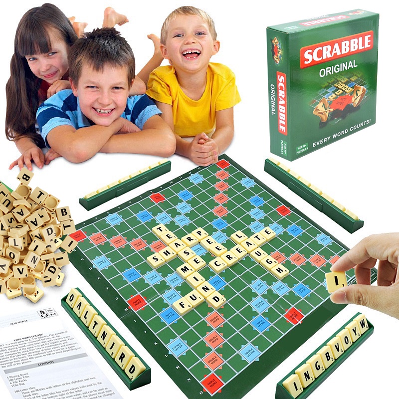 Board Group Trò chơi Scrabble dành cho gia đình và các mối quan hệ thúc đẩy bạn bè