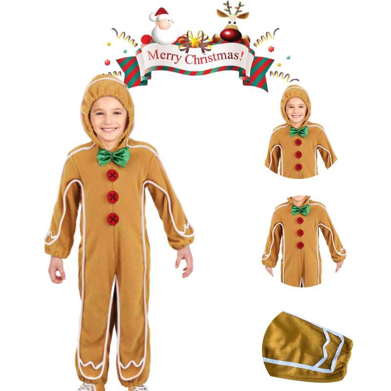 Giáng sinh Gingerbread Man trang phục Halloween cosplay cosplay trang phục