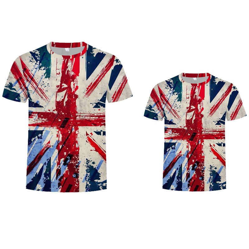 Áo thun Oversized in 3d lý tưởng cho những người đam mê Union Jack