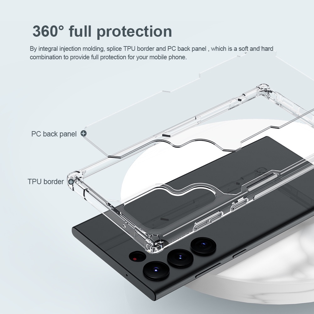 Mô tả Ốp điện thoại Nillkin Nature Pro Samsung S25 Ultra S24 Ultra S23 Ultra S22 Ultra S25 Plus Ốp điện thoại TPU mềm sang trọng - 5