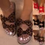 Thường Ngày Nữ Nữ Slip On Peep Toe Bow Thanh Trượt Flatform Nền Tảng Xăng đan Đế Bằng