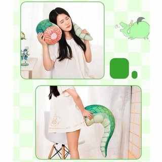 Đồ chơi sang trọng Gối xanh lấy cảm hứng từ nhân vật rồng của cô Kobayashi * * Tooru Maid