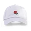 Thoải mái Mới Hàng trăm Bố Mũ Hoa Hồng Thêu Snapback Mũ Bóng Chày
