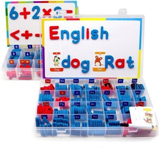 Bộ Bảng Chữ Cái Và Số Bằng Xốp Hít Nam Châm Giáo Dục Sớm Cho Bé
