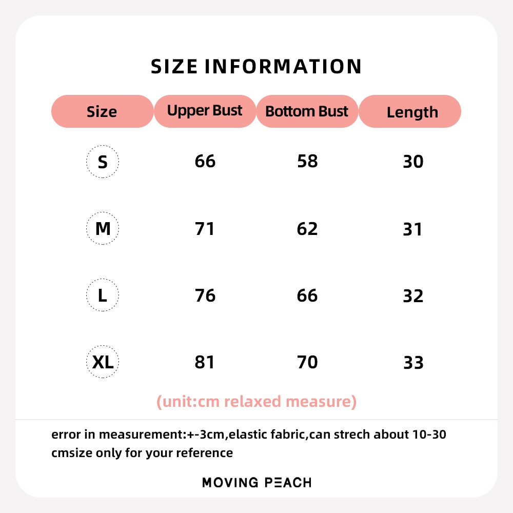 Mô tả MOVING PEACH Áo bra thể thao chống sốc cao cấp cho nữ với lớp lót ABL - 10