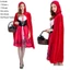 Váy Halloween nữ quyến rũ màu đỏ hoàn hảo cho phù thủy và chủ đề phù thủy Gothic
