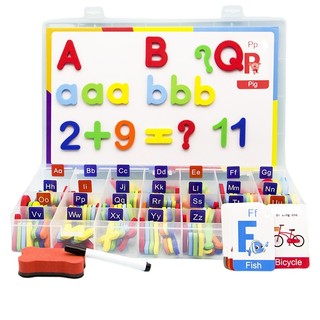 Bộ Bảng Chữ Cái / Số Bằng Xốp Hít Nam Châm Giáo Dục Sớm Cho Bé