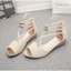 Thoải mái Bohemia Nữ Thắt Lưng Flat Gladiator Thông Dép Cho Vibes Mùa Hè Thư Giãn
