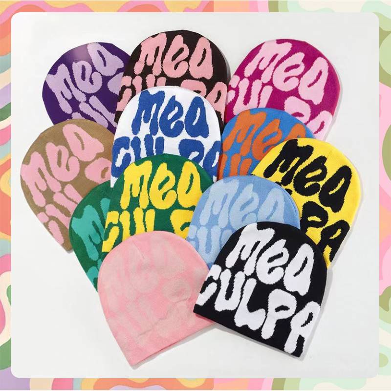 Mũ dệt kim Mea Culpa Beanies Phụ kiện hoàn hảo cho thời trang thời tiết lạnh
