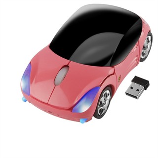 Chuột không dây 2.4GHz 1600 DPI Tạo Hình Xe Hơi Thể Thao Ferrari