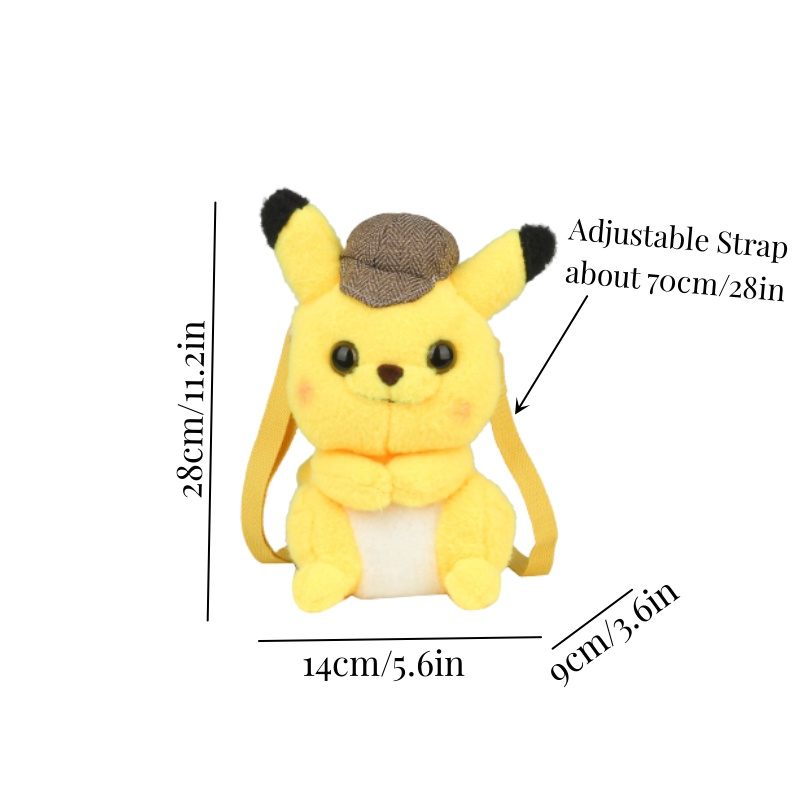 Balo Đi Học Hình Pokemon Piplup Hoạt Hình Cho Bé
