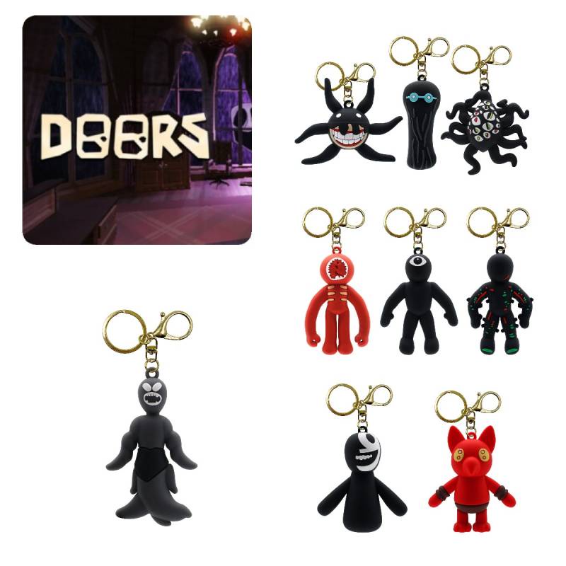 Trò Chơi Roblox Cửa Khách Sạn Kinh Dị Hình Mặt Dây Chuyền Đồ Chơi PVC Kid Mô Hình Trò Chơi Móc Khóa Trẻ Em Người Lớn Người Hâm Mộ Sinh Nhật Xmas