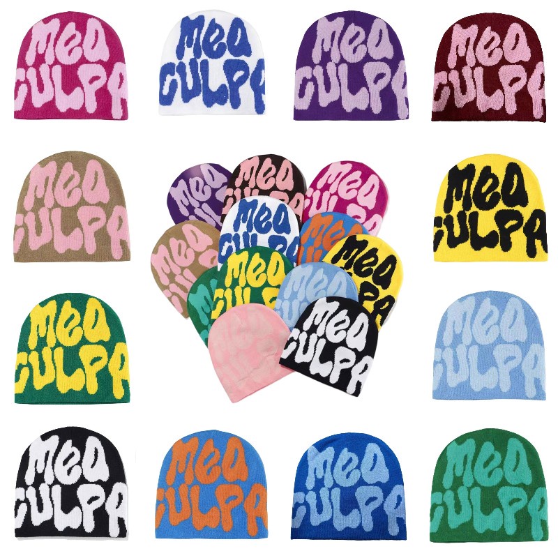 Mũ dệt kim Mea Culpa Beanies Phụ kiện hoàn hảo cho thời trang thời tiết lạnh