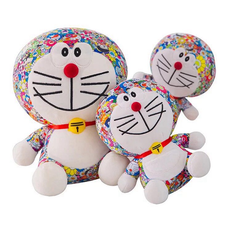 Búp Bê Sang Trọng Doremon x Takashi Murakami – Phiên Bản Giới Hạn Uniqlo 2018, Đồ Chơi Sưu Tầm Cho Bé