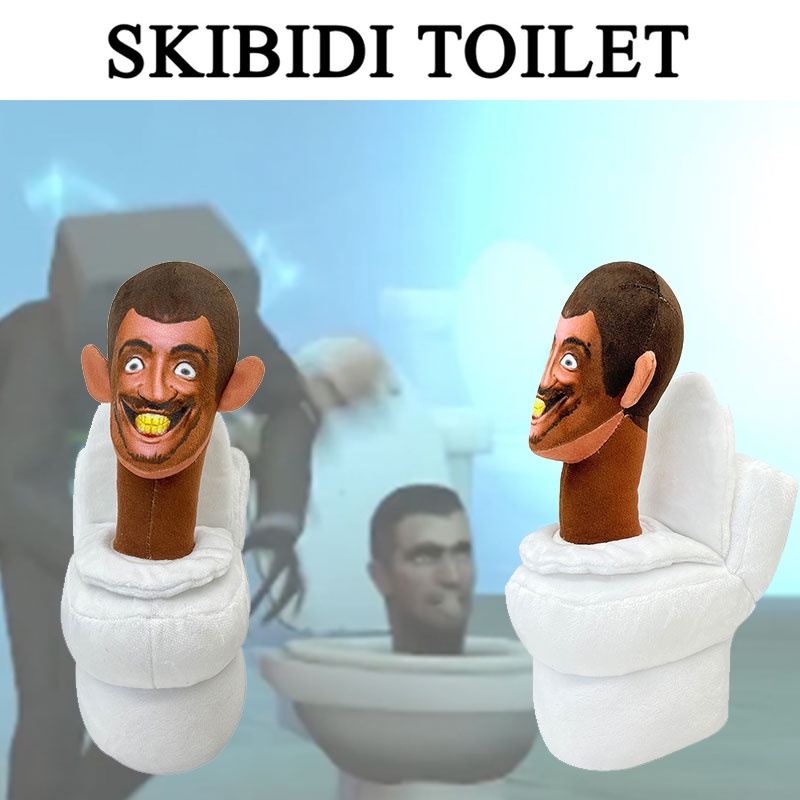 Đồ chơi nhồi bông Hình Toilet Skibidi 28cm Ngộ Nghĩnh