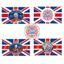 Vải Union Jack với thiết kế cờ Charles IIii của Wufudtp