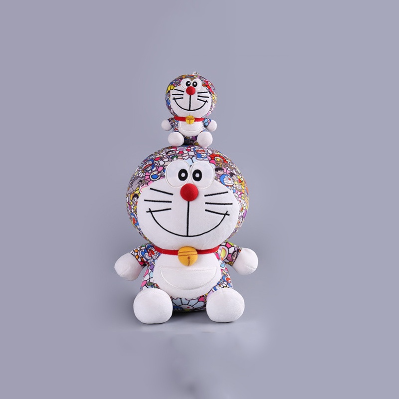 Búp Bê Sang Trọng Doremon x Takashi Murakami – Phiên Bản Giới Hạn Uniqlo 2018, Đồ Chơi Sưu Tầm Cho Bé