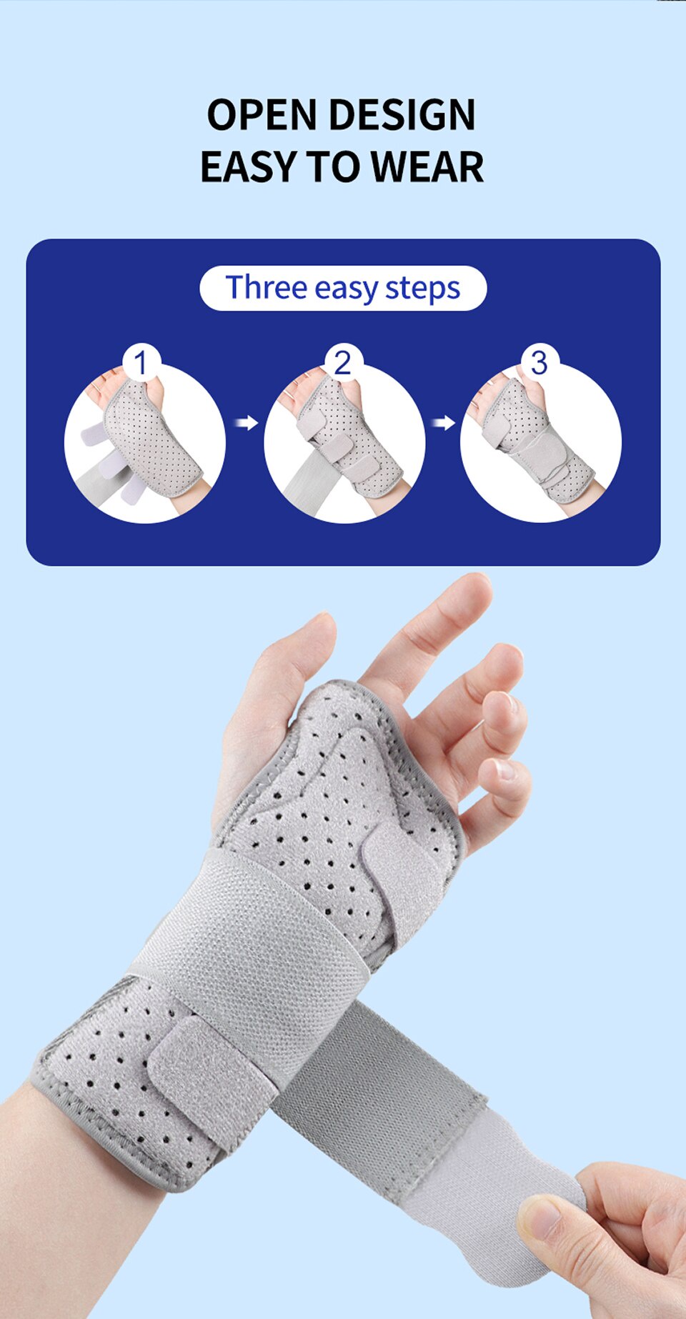 Mô tả Băng Quấn Bảo Vệ Cổ Tay Thoáng Khí Chuyên Dụng - 6