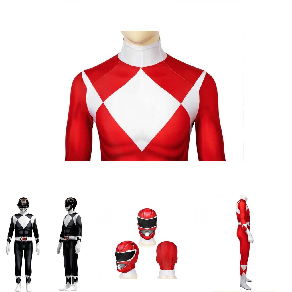 Trang Phục cosplay Power Rangers cho trẻ em và người lớn, phù hợp làm đầm dự tiệc