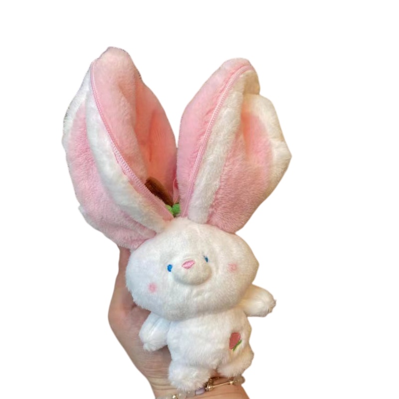 Móc Khóa Hình Trái Cây / Động Vật Hoạt Hình Nhồi Bông 12cm Dễ Thương Dùng Làm Quà Tặ