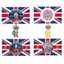 Vải Union Jack với thiết kế cờ Charles IIii của Wufudtp