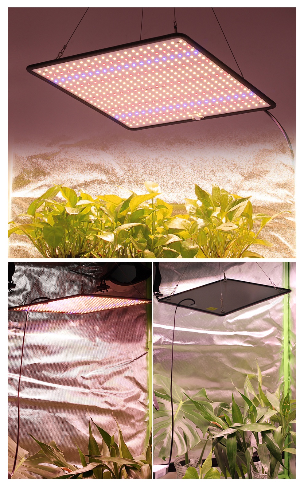 Led plant grow light full spectrum ac85 ~ 265v 1200w 40w bảng điều ...