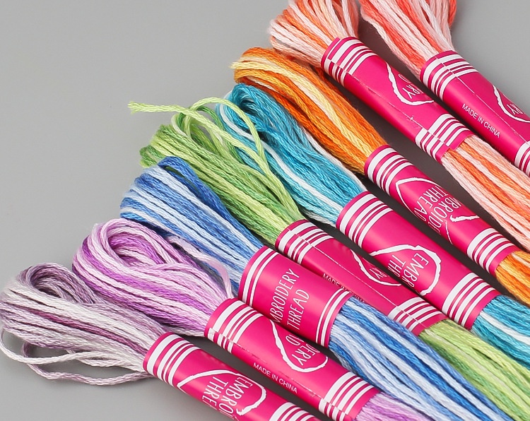 Bộ 8 Cuộn Chỉ Thêu Chữ Thập 8m8 Bằng Polyester Màu Sắc Gradient 8 Cuộn ...