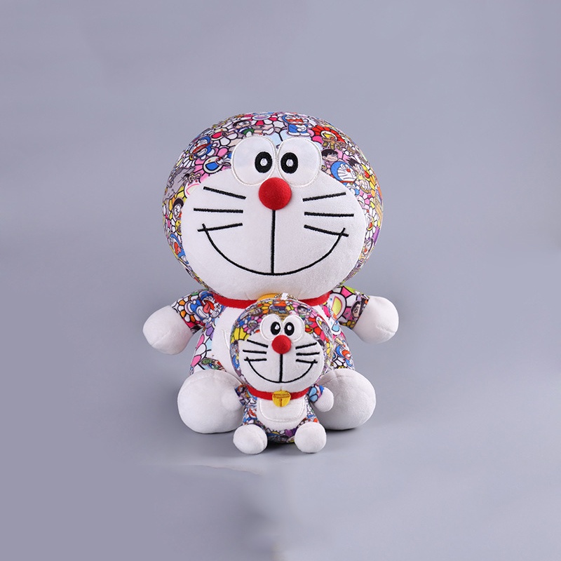 Búp Bê Sang Trọng Doremon x Takashi Murakami – Phiên Bản Giới Hạn Uniqlo 2018, Đồ Chơi Sưu Tầm Cho Bé