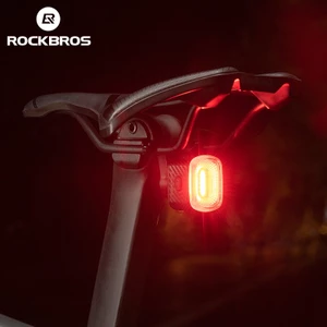 ROCKBROS Đèn Đuôi Xe Q2 Chống Thấm Nước IPX6 2 Màu Đỏ Xanh Dương Tím Dành Cho Xe Đạp