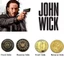 Tuyệt đẹp John Wick Continental Hotel Đồng xu vàng A Mustave cho bất kỳ bộ sưu tập kỷ vật phim nào