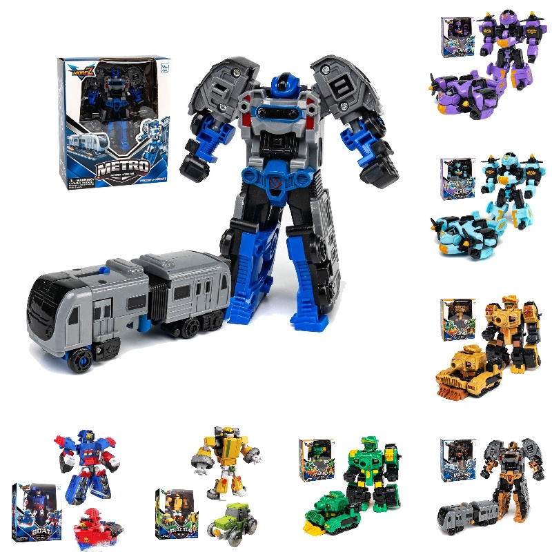 Xe Tăng Chiến Đấu Biến Đổi Và Phản Lực Mô Hình Hoạt Hình Robot Mech Đồ Chơi Xếp Hình Lắp Ráp Chất Liệu Nhựa
